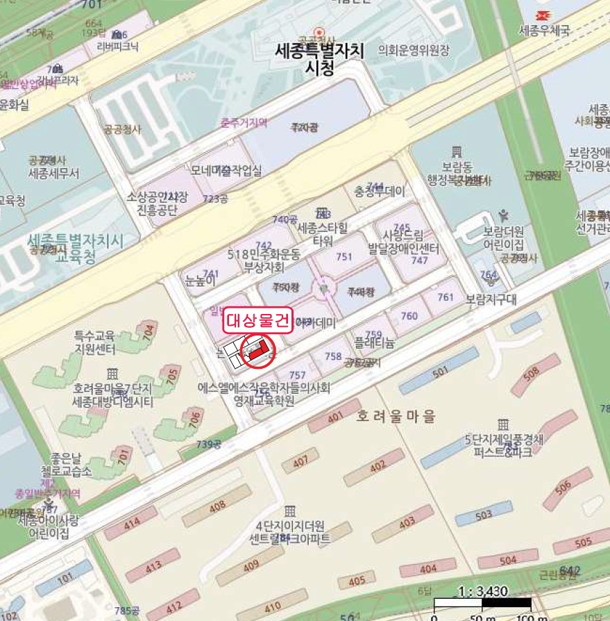 세종특별자치시 보람동 755 네이버타워 8층806호 근린상가 경매 사진 22
