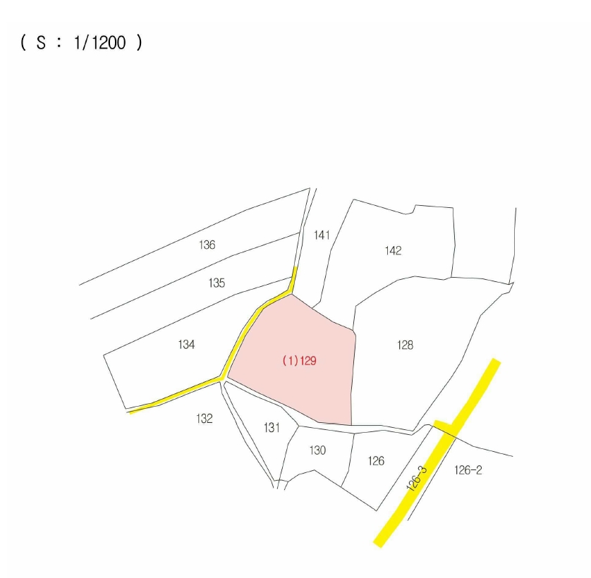 경상북도 경산시 남산면 우검리 129 답 경매 사진 32