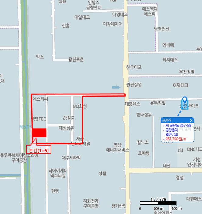 경상북도 구미시 공단동 291-22 공장 경매 사진 70