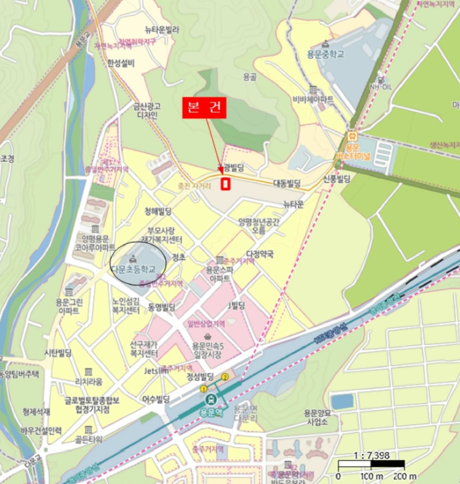 경기 양평군 용문면 다문리 338-2, 2층201호 (조은프라자) 외 1개호 근린상가 경매 사진 9