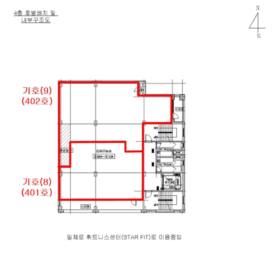 경기 양평군 용문면 다문리 338-2, 4층401호 (조은프라자) 외 1개호 근린상가 경매 사진 10