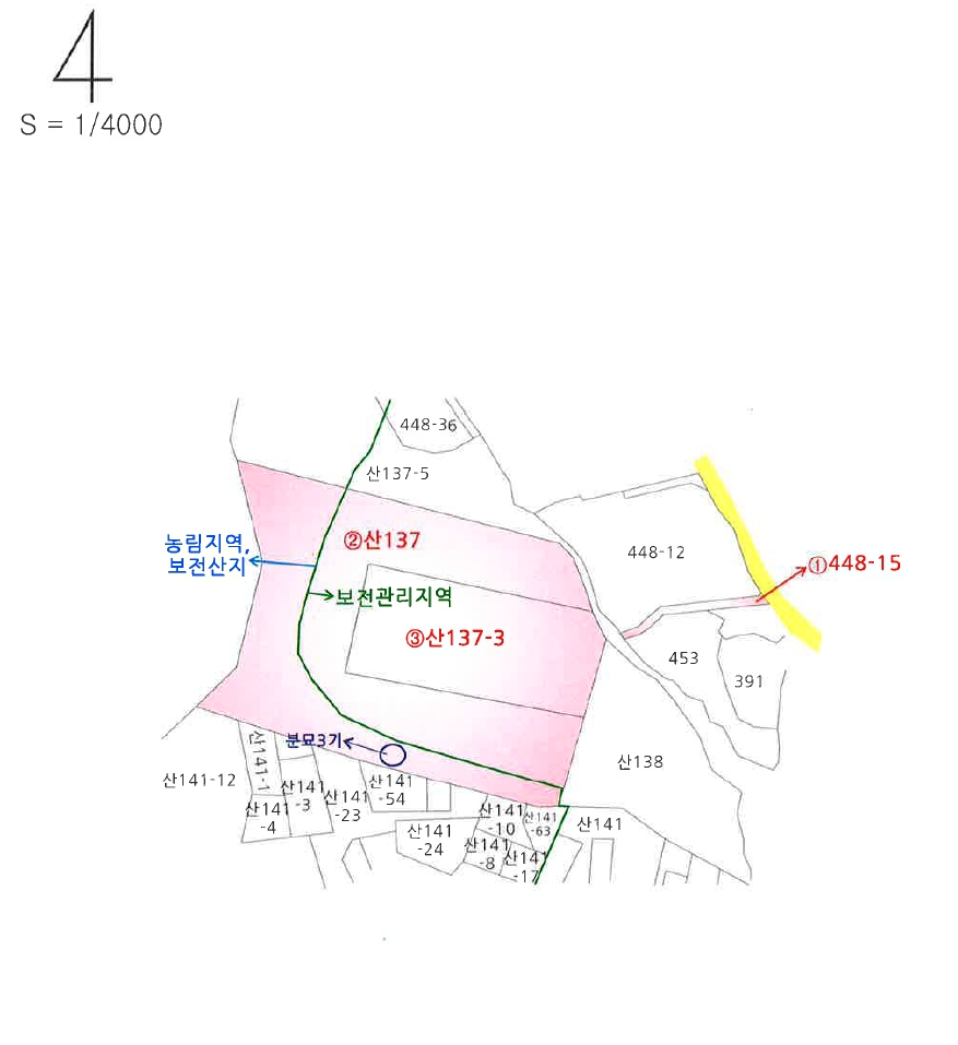 전라남도 담양군 용면 쌍태리 산137 외 1필지 임야 경매 사진 11