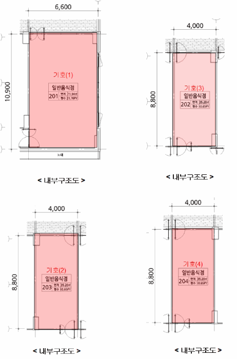 경기도 안산시 단원구 성곡동 838 반달섬라군타워 2층201호 근린상가 경매 사진 11