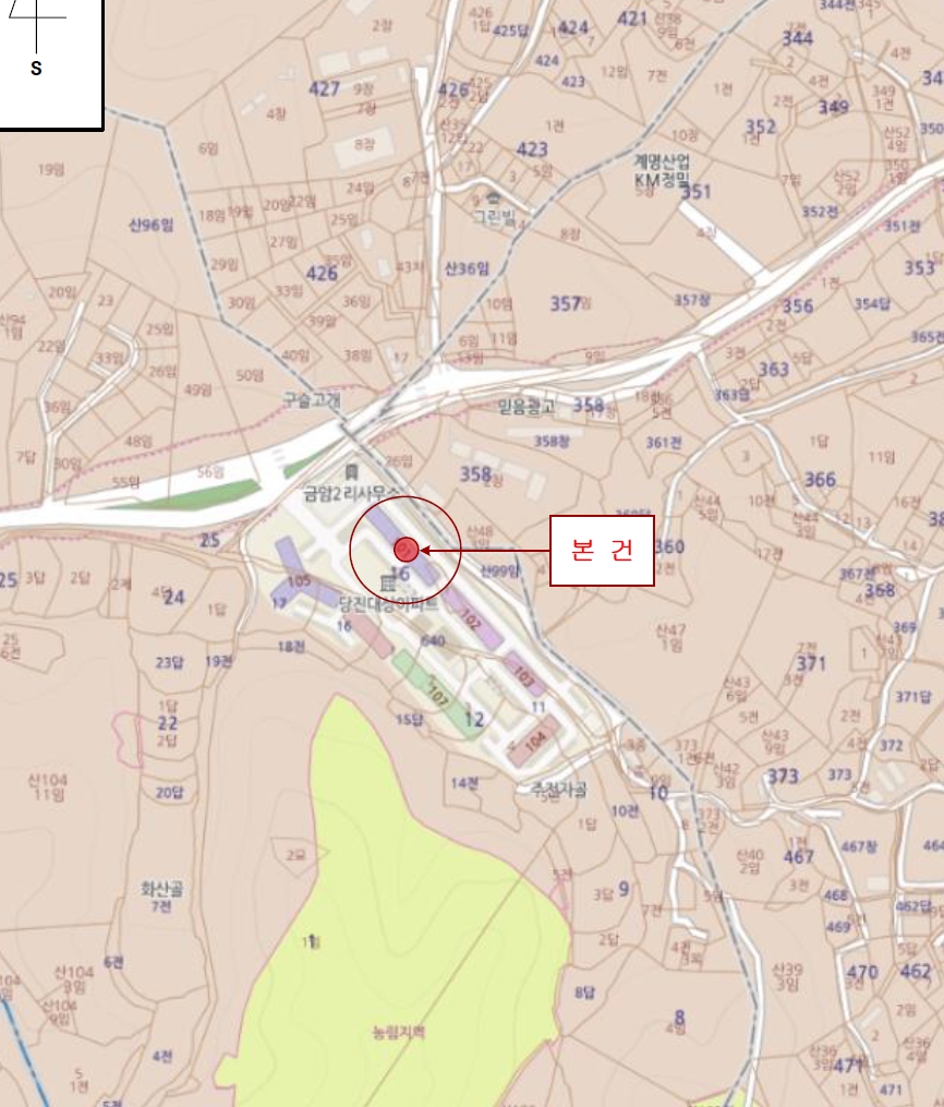 충청남도 당진시 송산면 금암리 11 당진대상아파트 101동 17층1706호 외 9필지 아파트 경매 사진 11