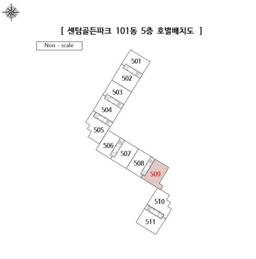 부산광역시 해운대구 재송동 1157-1 센텀골든파크 101동 5층509호 아파트 경매 사진 20