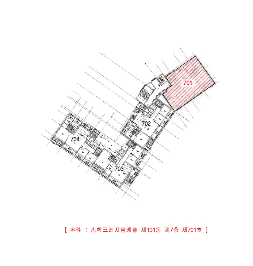 전북특별자치도 익산시 송학동 902 송학크레지움캐슬 101동 7층701호 아파트 경매 사진 16