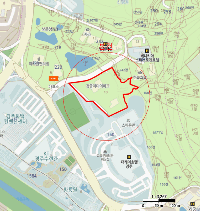 경상북도 경주시 신평동 150-10 지티랜드 에이동 2층223호 외 9필지 근린상가 경매 사진 8