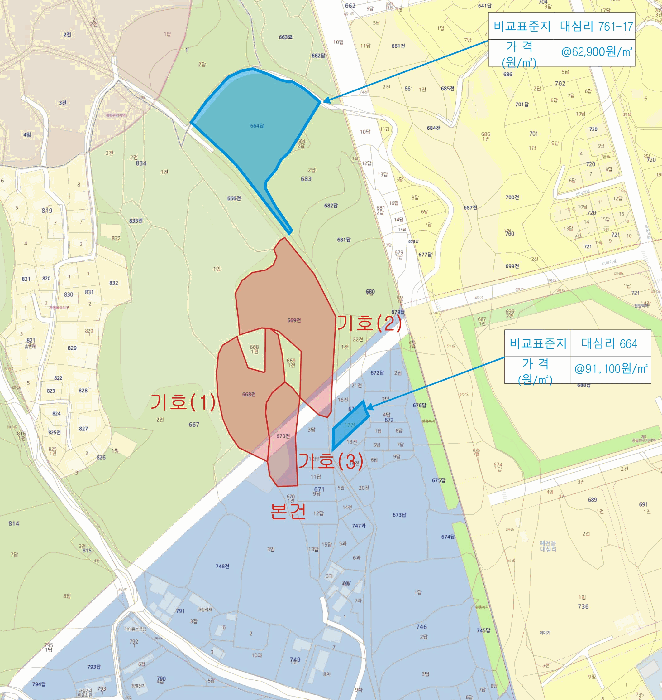 경상북도 예천군 예천읍 대심리 668 외 2필지 전 경매 사진 18