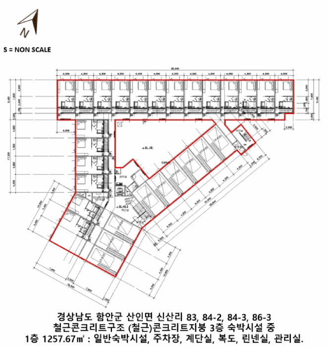 경상남도 함안군 산인면 신산리 83 외 3필지 숙박시설 경매 사진 33