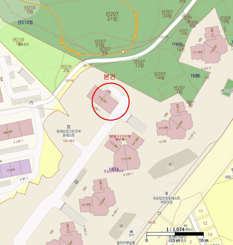 부산광역시 동래구 온천동 1833 동래삼정그린코아포레스트 106동 5층501호 아파트 경매 사진 11