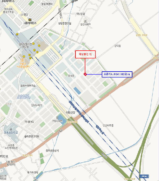 충청북도 청주시 흥덕구 오송읍 궁평리 291-6 답 경매 사진 9