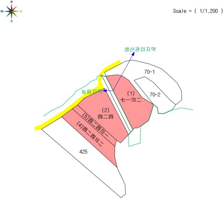 충청북도 영동군 매곡면 공수리 71-2 답 경매 사진 6