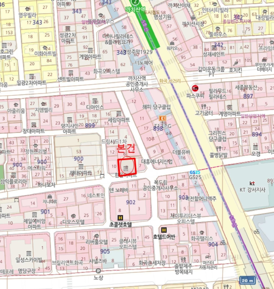 서울특별시 강서구 화곡동 899-8 한울아파트 제2층 제202호 오피스텔 경매 사진 12