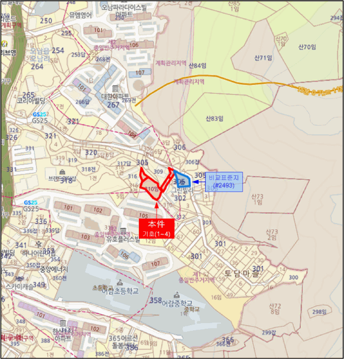 경기도 남양주시 오남읍 오남리 310-4 외 3필지 임야 경매 사진 10