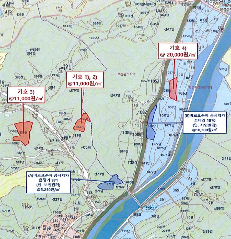 경상북도 울진군 온정면 온정리 384 외 1필지 전 경매 사진 4