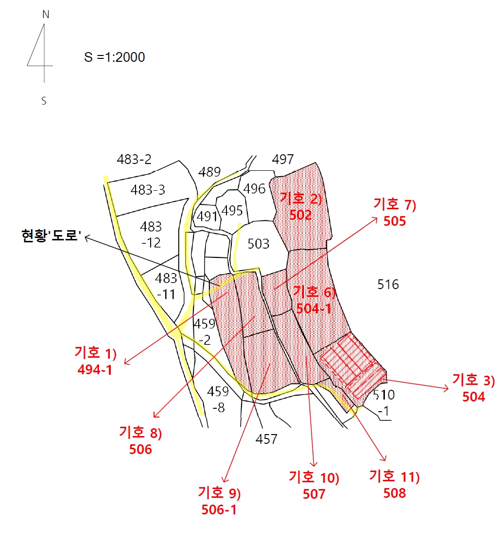 전라남도 무안군 무안읍 용월리 494-1 외 2필지 답 경매 사진 11
