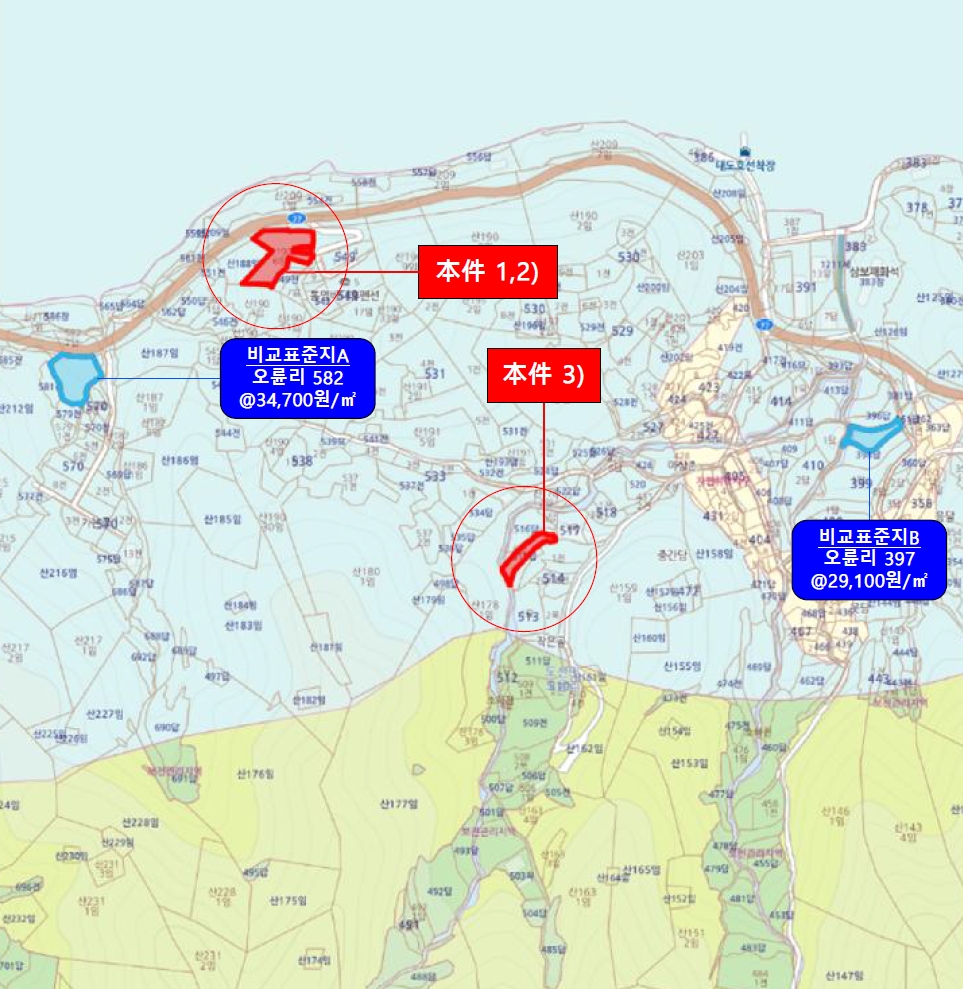 경상남도 통영시 도산면 오륜리 515 답 경매 사진 4