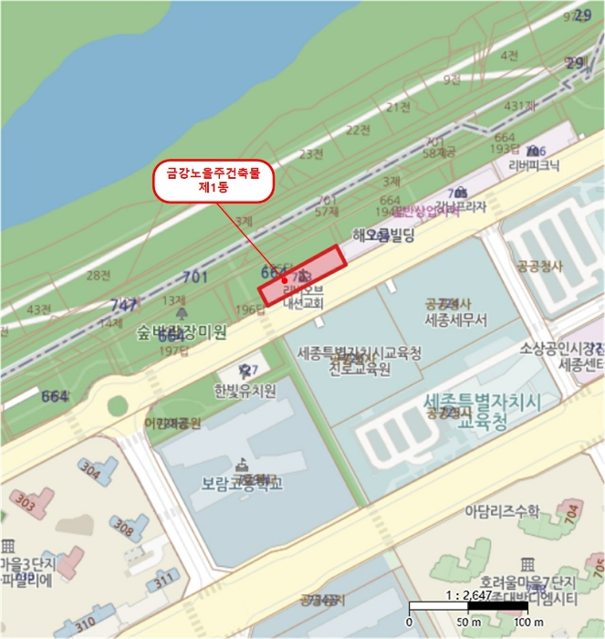 세종특별자치시 보람동 703, 1층105호 (보람동,금강노을주건축물제1동) 근린상가 경매 사진 18