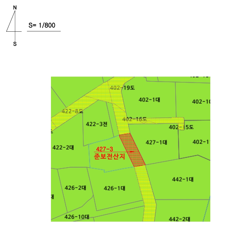 울산광역시 북구 달천동 427-3 도로 경매 사진 12