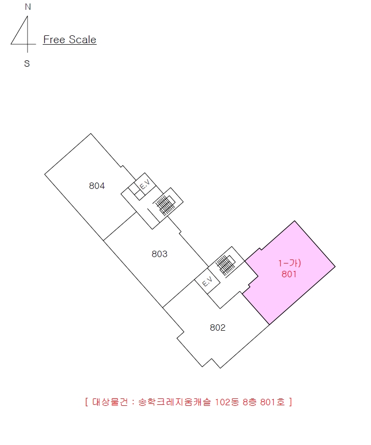 전북특별자치도 익산시 송학동 902 송학크레지움캐슬 102동 8층 801호 아파트 경매 사진 22