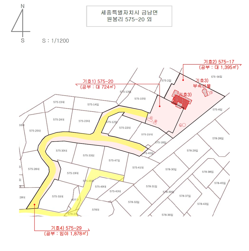 세종특별자치시 금남면 원봉리 575-20 외 2필지 단독주택 경매 사진 114