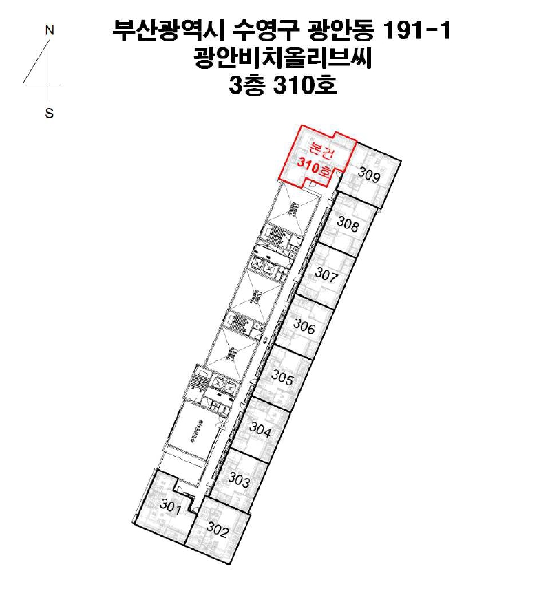 부산광역시 수영구 광안동 191-1 광안비치올리브씨 3층310호 오피스텔 경매 사진 30