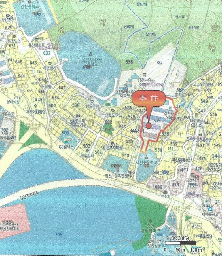 부산광역시 사하구 감천동 530 2동 2층204호 아파트 경매 사진 15