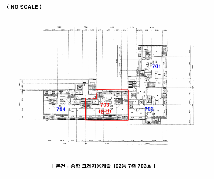 전북특별자치도 익산시 송학동 902 송학크레지움캐슬 102동 7층703호 아파트 경매 사진 18