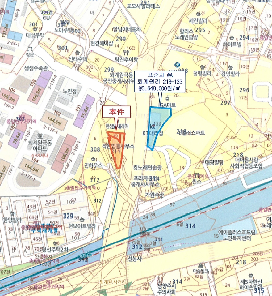 경기도 남양주시 퇴계원읍 퇴계원리 311-1 외 1필지 근린생활시설 경매 사진 33
