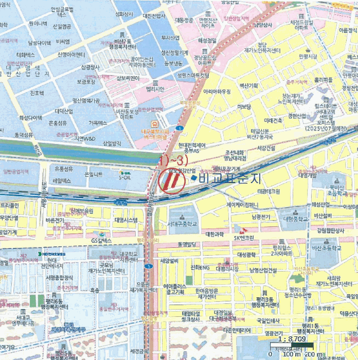 대구광역시 서구 비산동 839-51 도로 경매 사진 5