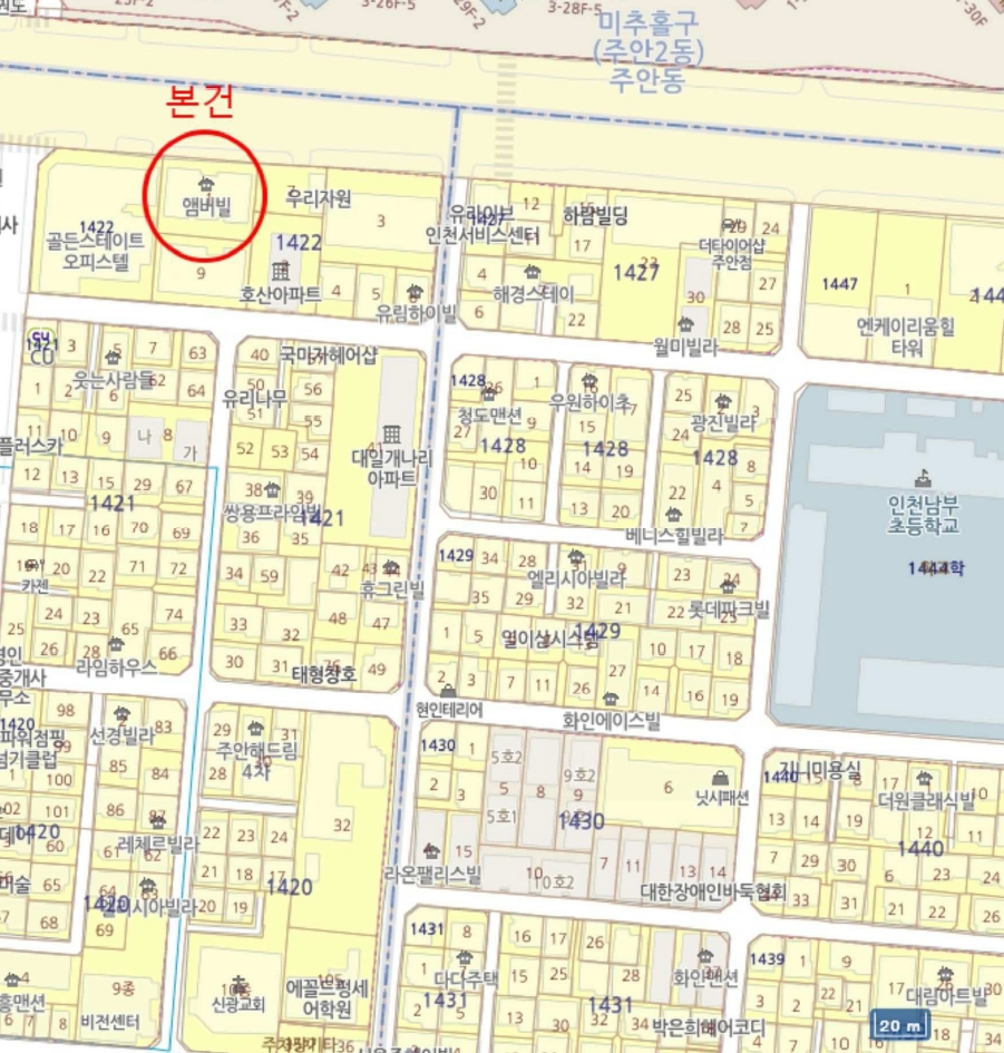 인천광역시 미추홀구 주안동 1422-1 엠버빌 2층 202호 오피스텔 경매 사진 23