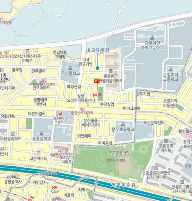 광주광역시 북구 오치동 1017-4 대지 경매 사진 16