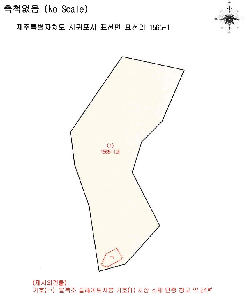 제주특별자치도 서귀포시 표선면 표선리 1565-1 과수원 경매 사진 17