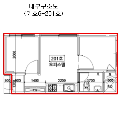 서울 금천구 가산동 234-41, 제2층 제201호 (가산동, 가산더블레스) 외 1필지 오피스텔(주거) 경매 사진 10