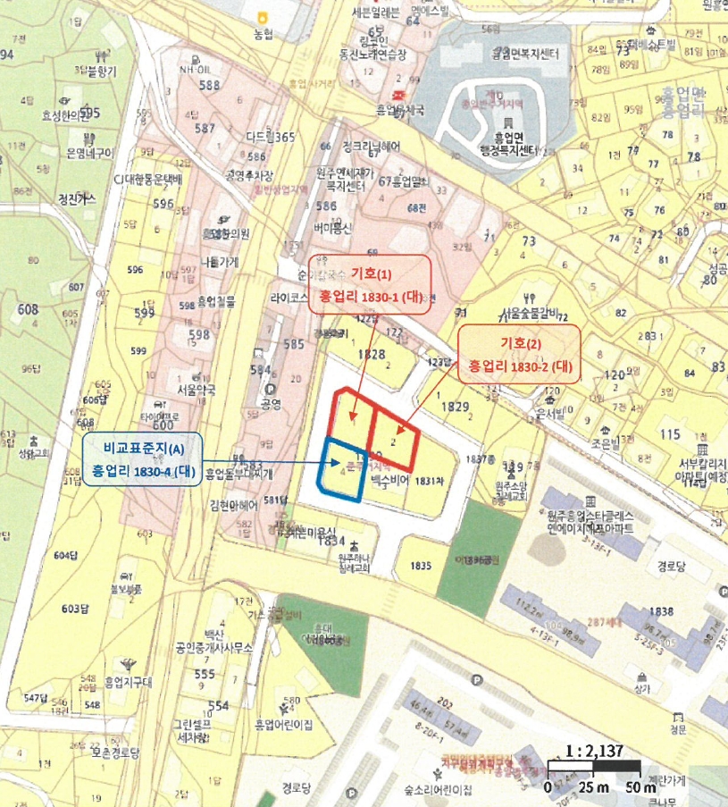 강원특별자치도 원주시 흥업면 흥업리 1830-1 대지 경매 사진 7
