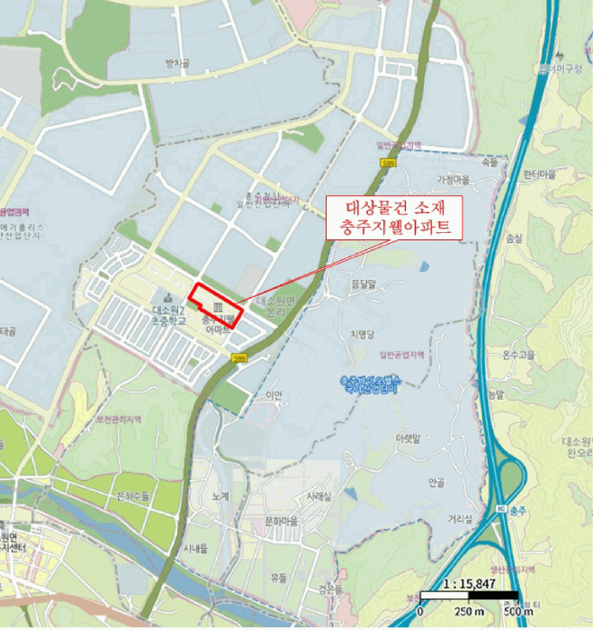 충청북도 충주시 대소원면 본리 642 충주지웰 107동 1층102호 아파트 경매 사진 16