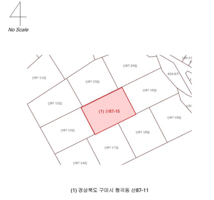 경상북도 구미시 형곡동 산87-15 임야 경매 사진 18