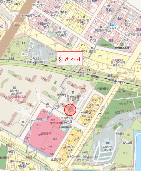경상북도 포항시 남구 상도동 674 포항상도코아루센트럴하임 102동 25층2504호 외 2필지 아파트 경매 사진 9