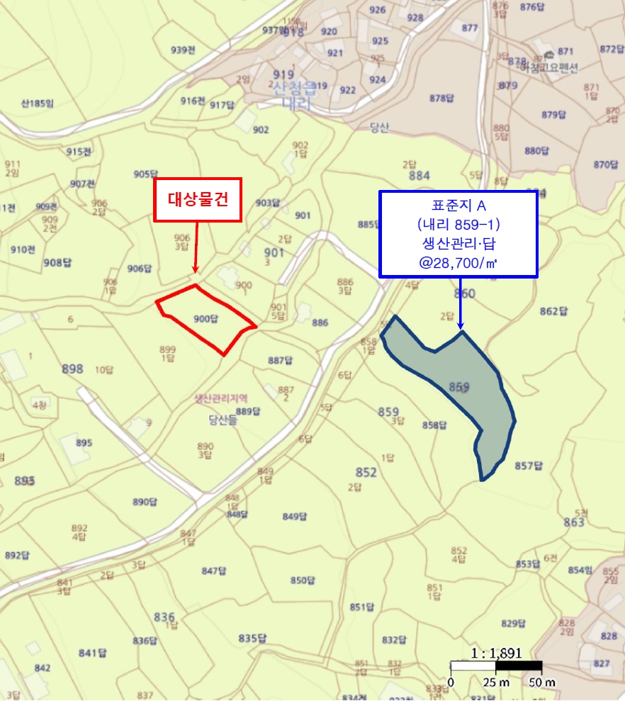 경상남도 산청군 산청읍 내리 900 답 경매 사진 13