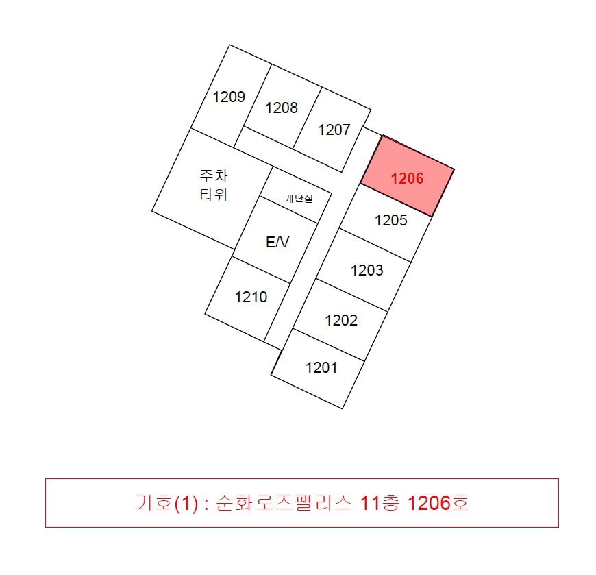 경상남도 진주시 평거동 300-10 순화로즈팰리스 11층1206호 오피스텔 경매 사진 19