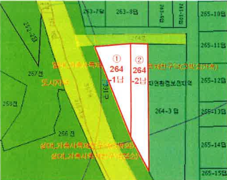 전라남도 강진군 마량면 마량리 264-1 외 1필지 답 경매 사진 6
