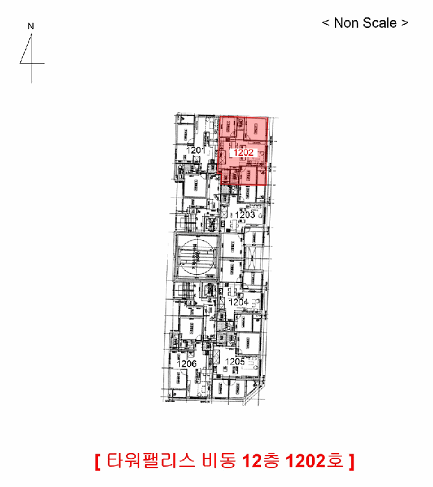 인천광역시 부평구 부평동 407-9 타워팰리스 비동 12층 1202호 오피스텔 경매 사진 26