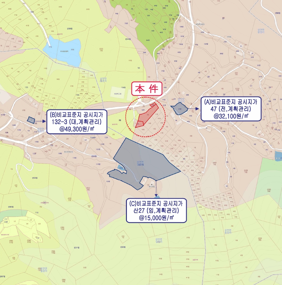 충청남도 서산시 성연면 왕정리 53 외 2필지 답 경매 사진 18