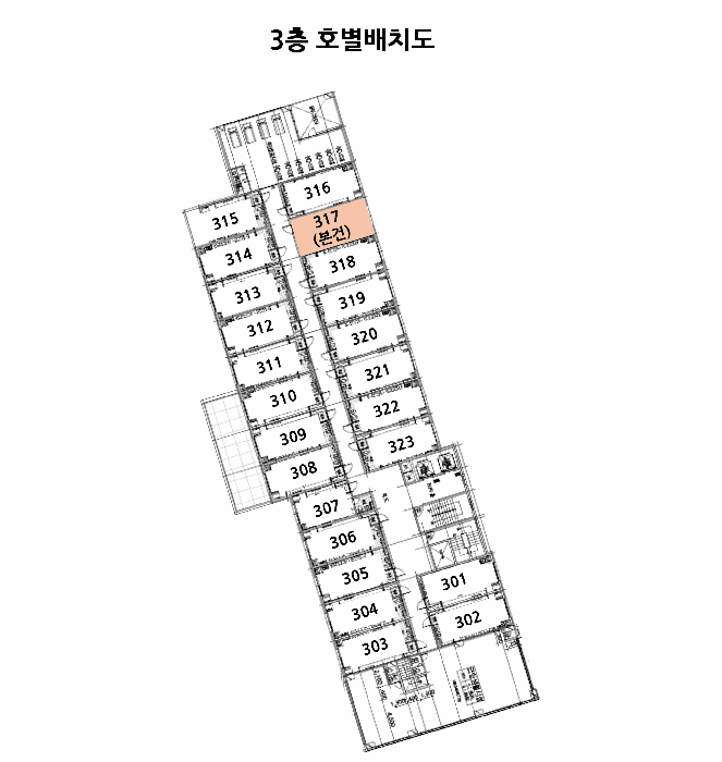 부산광역시 부산진구 개금동 527-220 개금인제빌리지 3층317호 외 4필지 오피스텔(주거) 경매 사진 7