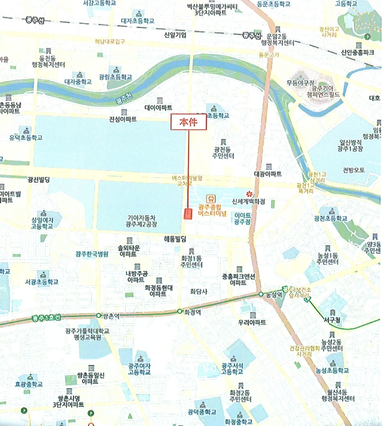 광주광역시 서구 화정동 1708 화정동도나우프리아파트 1층102호 근린상가 경매 사진 7