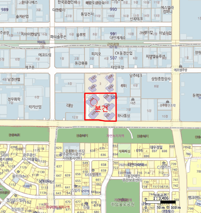 광주광역시 광산구 하남동 506-11 예미지파크힐스 104동 6층605호 오피스텔 경매 사진 25