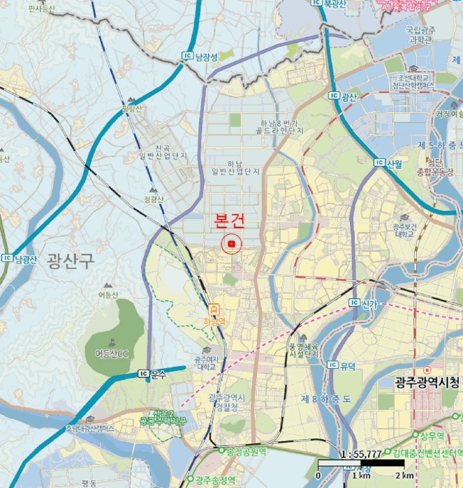 광주광역시 광산구 하남동 506-11 예미지파크힐스 104동 6층605호 오피스텔 경매 사진 24