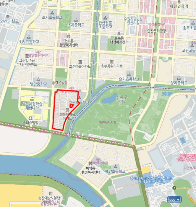 경기도 안산시 단원구 초지동 741 행복한마을 1004동 8층801호 아파트 경매 사진 32
