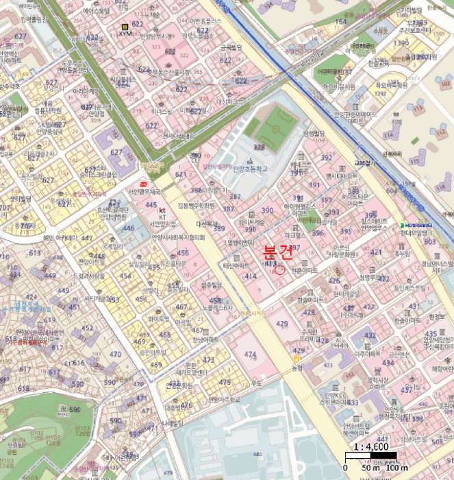 경기도 안양시 만안구 안양동 413-14 이호드림파크빌 8층804호 외 3필지 오피스텔(주거) 경매 사진 10
