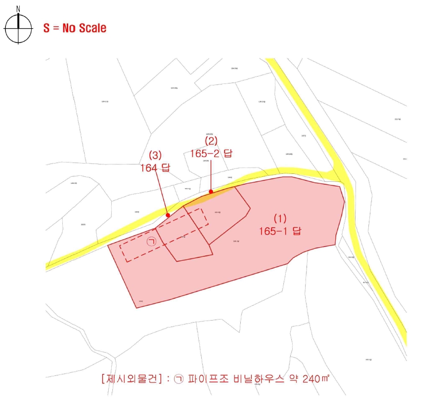 충청남도 당진시 송악읍 오곡리 165-1 외 2필지 답 경매 사진 26
